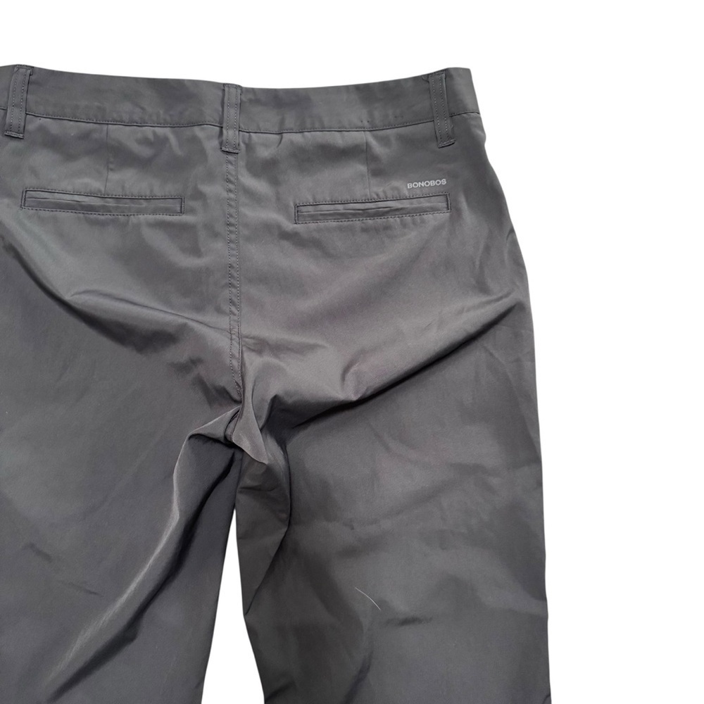 Bonobos Tech Chinos Men's Casual Stretch Pants Grey Performance Wear Size 30x34 - Picture 7 of 9